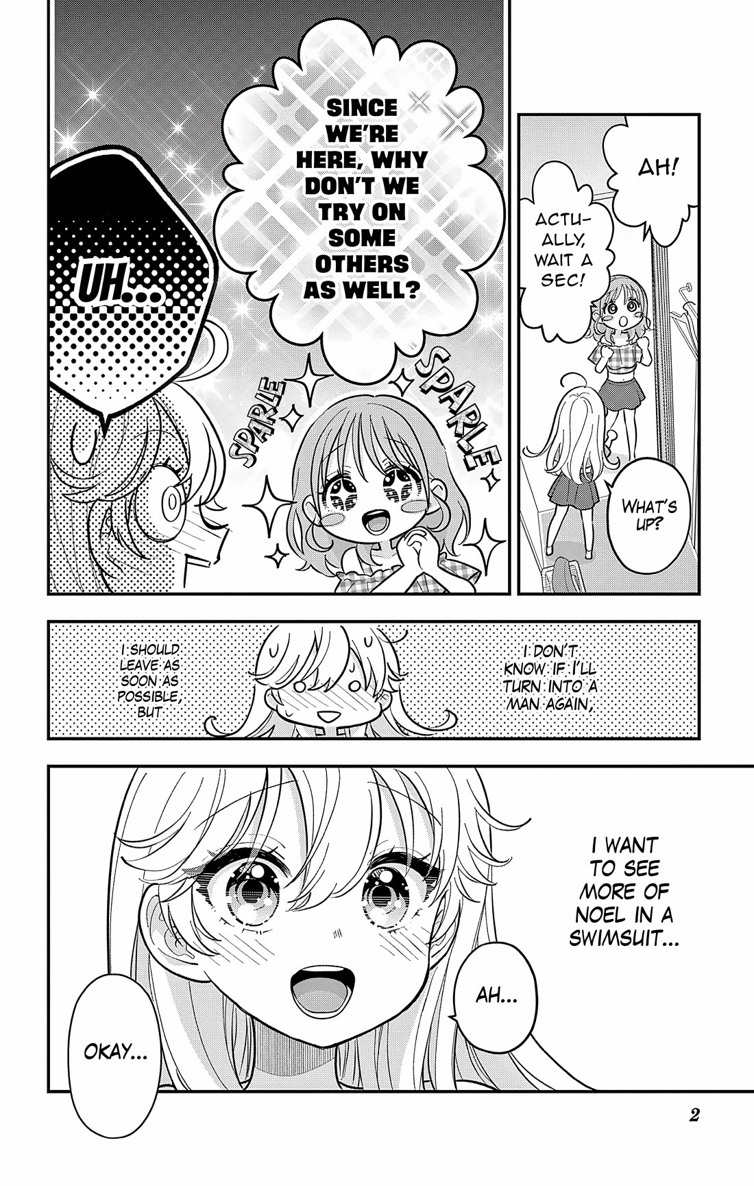 Uesugi-kun Wants to Quit Being a Girl Chapter 22.5 page 2 - Chapter 22.5