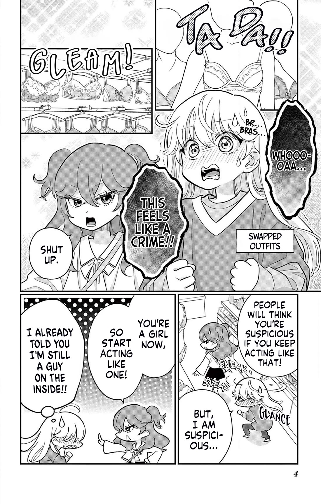 Uesugi-kun Wants to Quit Being a Girl Chapter 3 page 4 - Chapter 3
