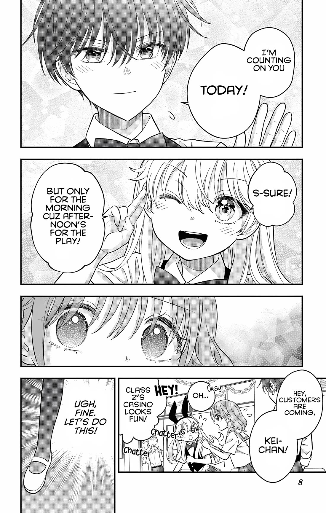 Uesugi-kun Wants to Quit Being a Girl Chapter 31 page 8 - Chapter 31