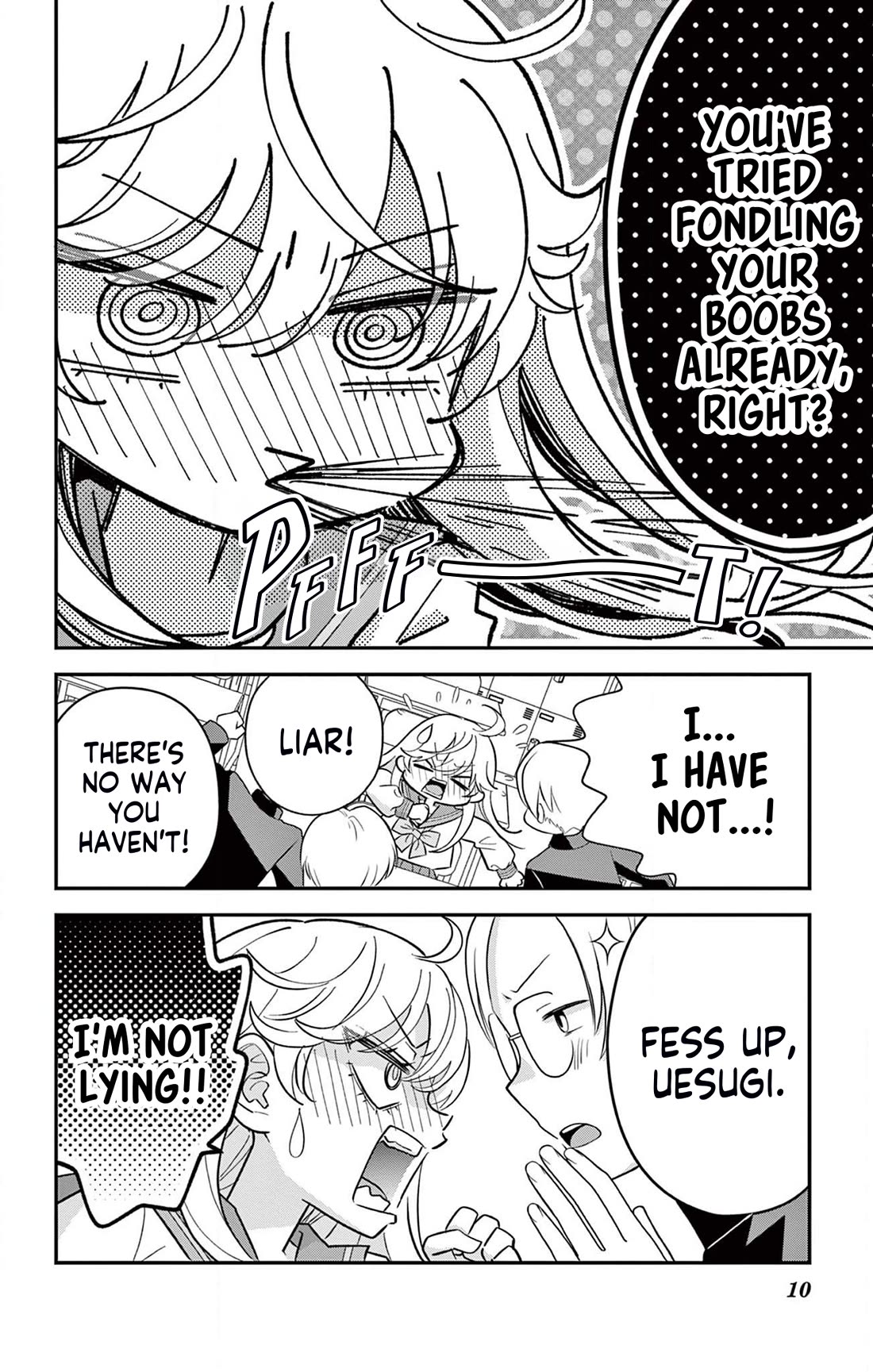 Uesugi-kun Wants to Quit Being a Girl Chapter 4 page 10 - Chapter 4