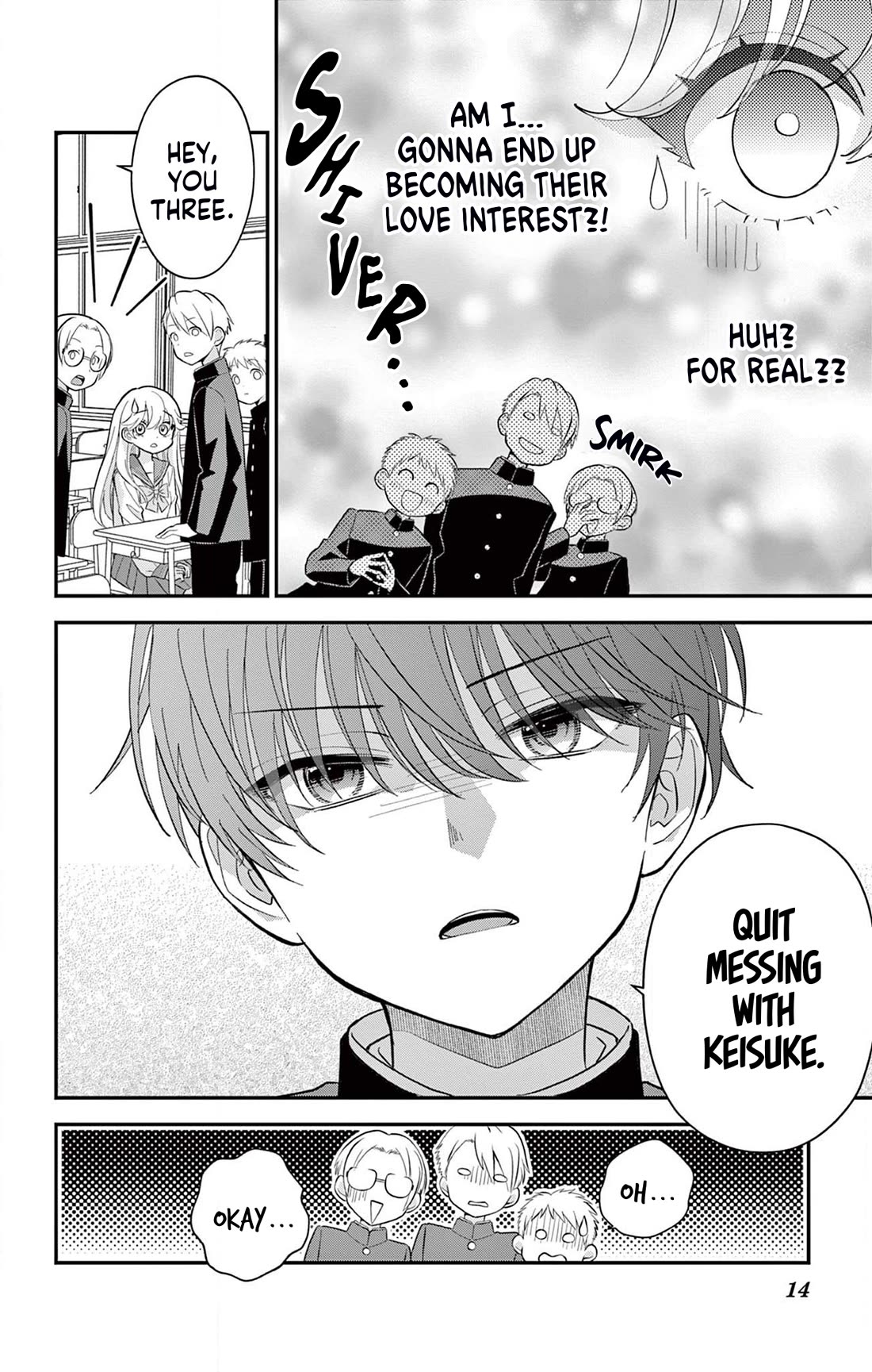 Uesugi-kun Wants to Quit Being a Girl Chapter 4 page 14 - Chapter 4