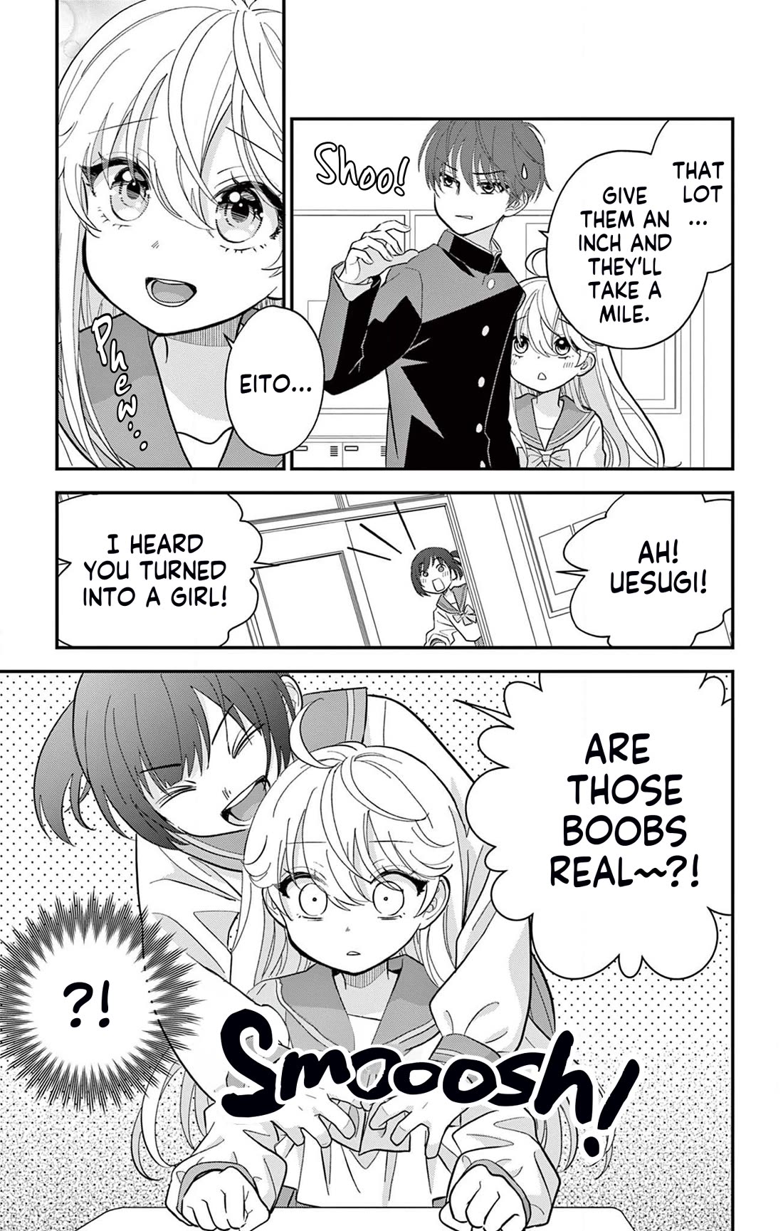 Uesugi-kun Wants to Quit Being a Girl Chapter 4 page 15 - Chapter 4