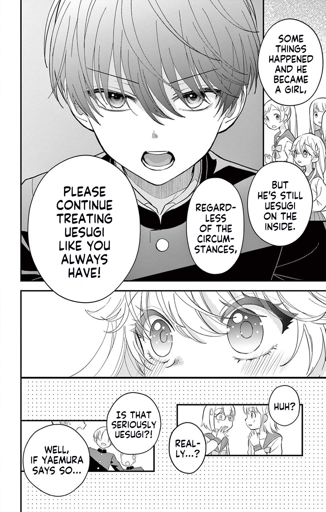 Uesugi-kun Wants to Quit Being a Girl Chapter 4 page 8 - Chapter 4