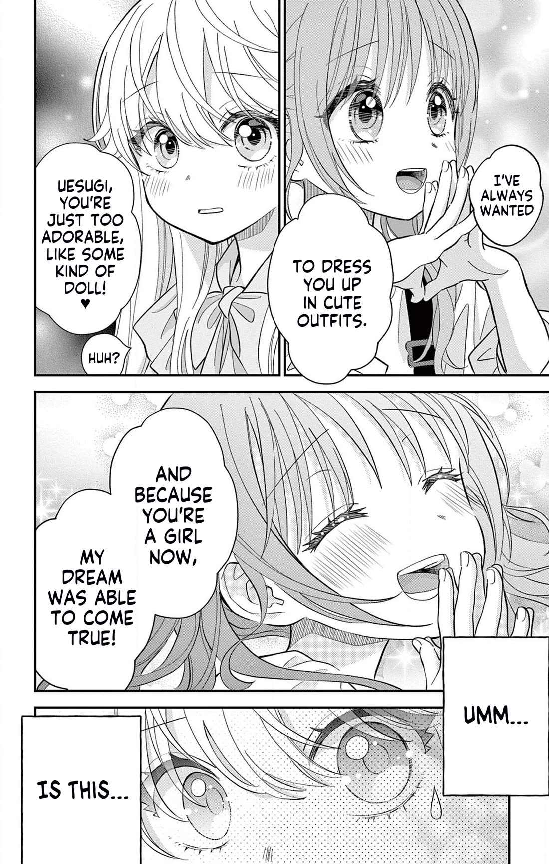 Uesugi-kun Wants to Quit Being a Girl Chapter 5 page 14 - Chapter 5