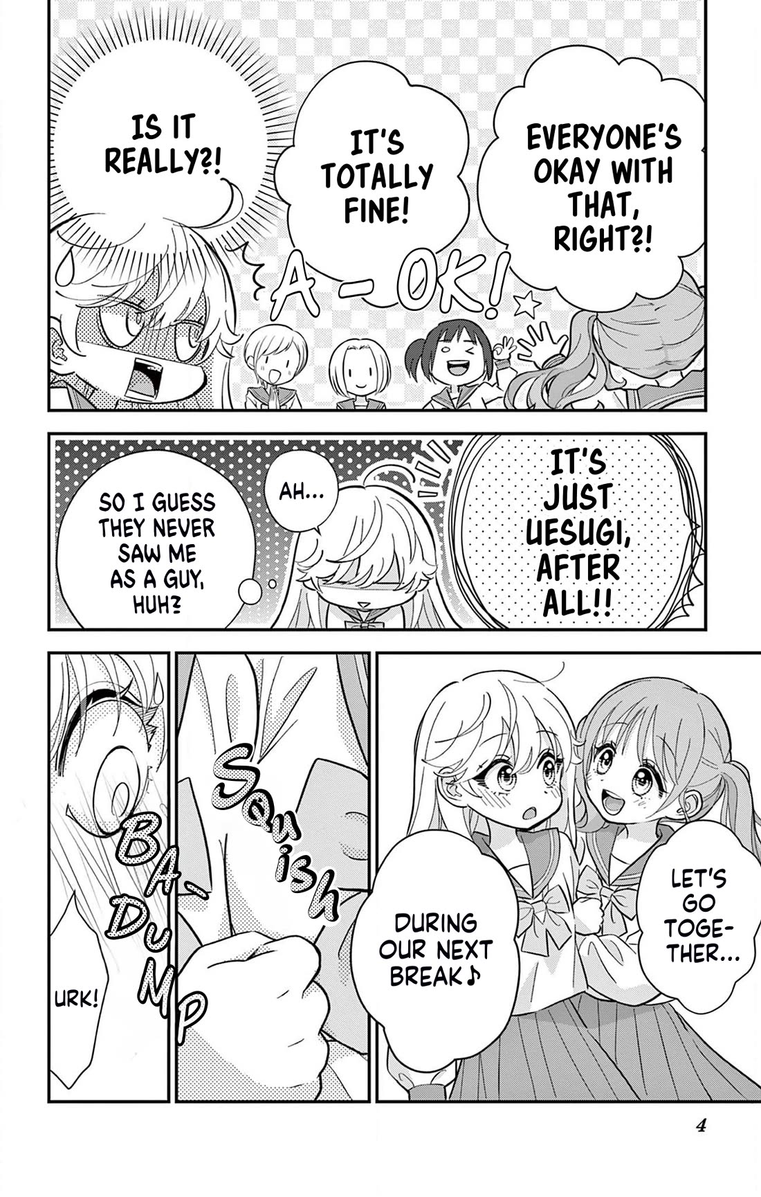 Uesugi-kun Wants to Quit Being a Girl Chapter 5 page 4 - Chapter 5