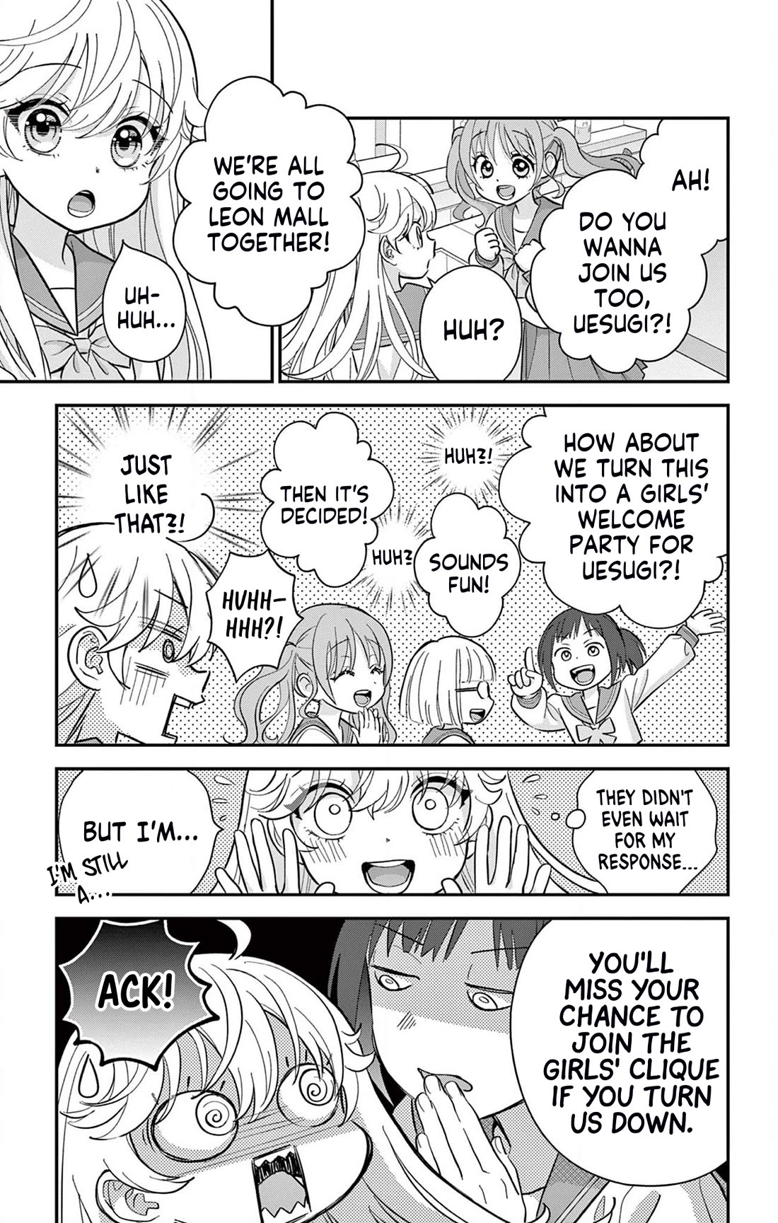 Uesugi-kun Wants to Quit Being a Girl Chapter 5 page 7 - Chapter 5