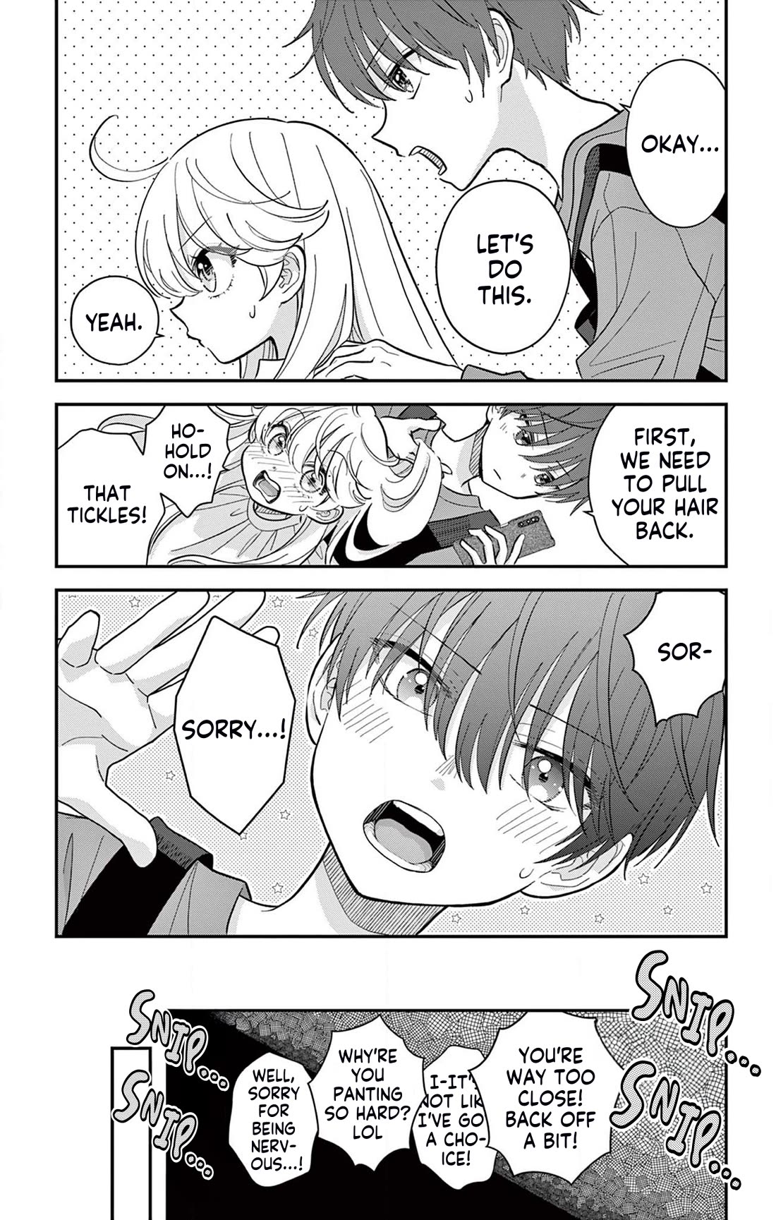 Uesugi-kun Wants to Quit Being a Girl Chapter 6.5 page 3 - Chapter 6.5: Hair is a Girl's Life?