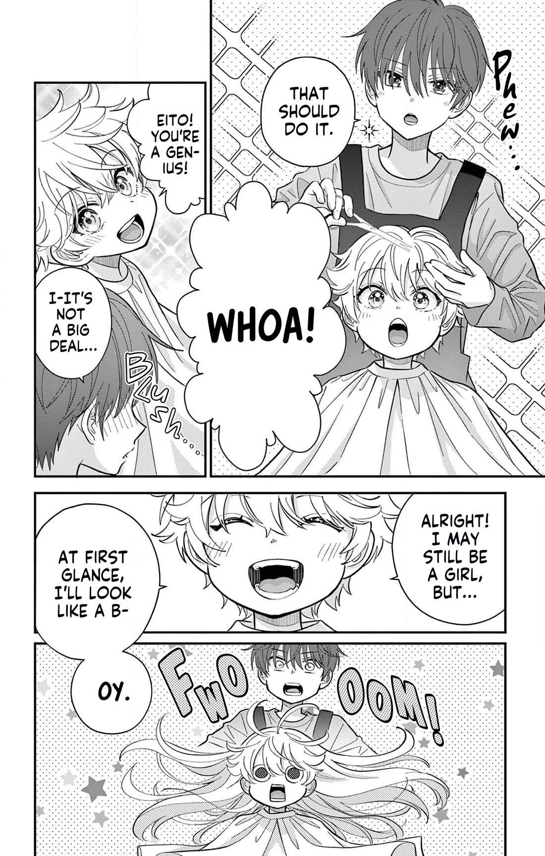 Uesugi-kun Wants to Quit Being a Girl Chapter 6.5 page 4 - Chapter 6.5: Hair is a Girl's Life?
