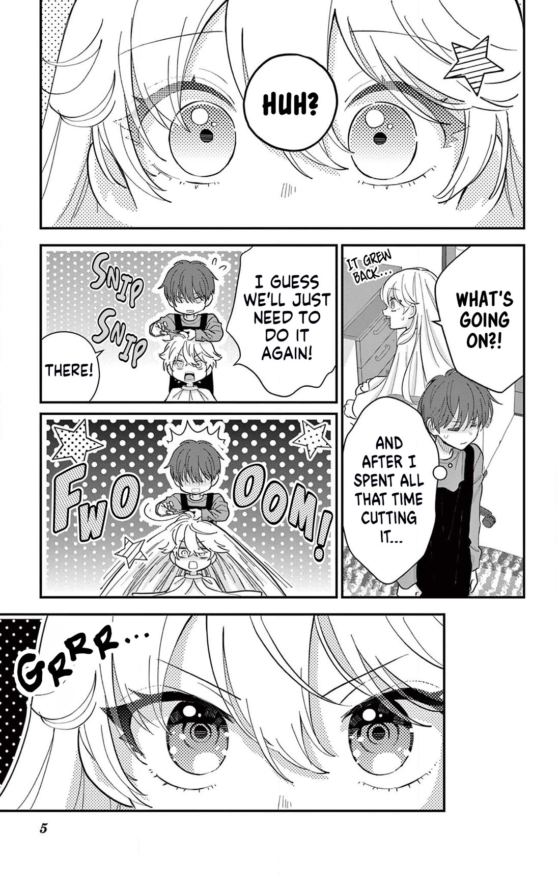 Uesugi-kun Wants to Quit Being a Girl Chapter 6.5 page 5 - Chapter 6.5: Hair is a Girl's Life?