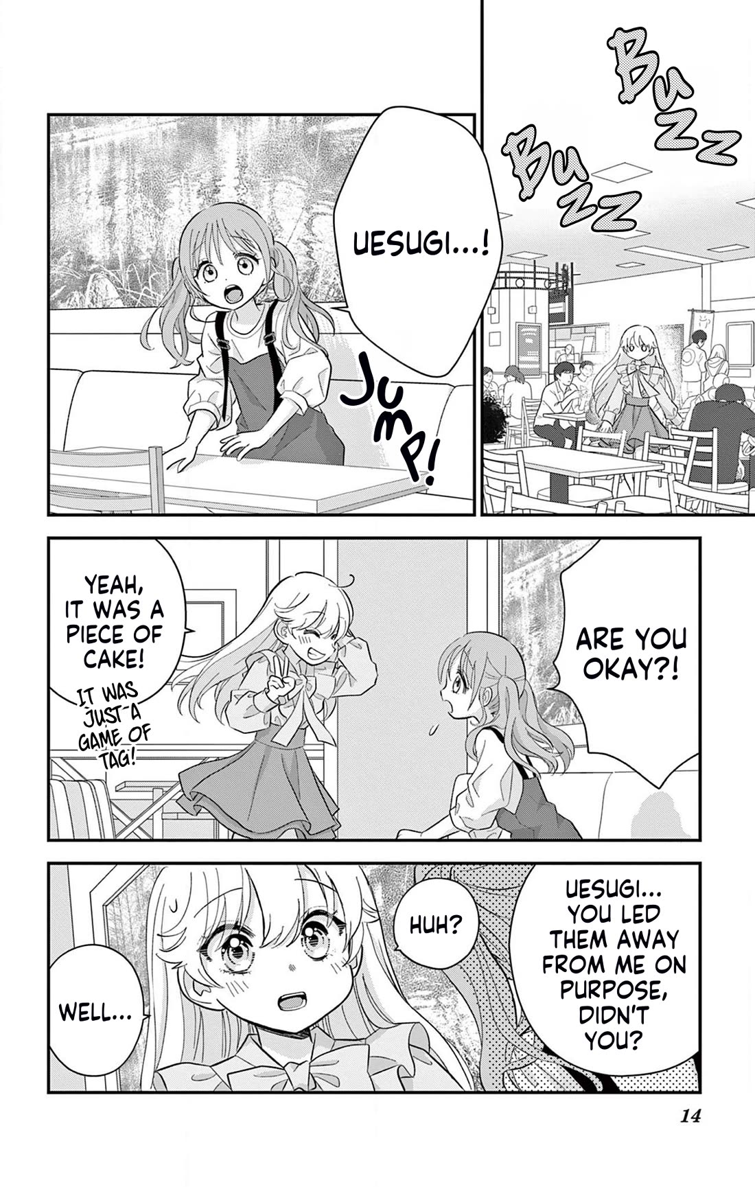 Uesugi-kun Wants to Quit Being a Girl Chapter 6 page 14 - Chapter 6
