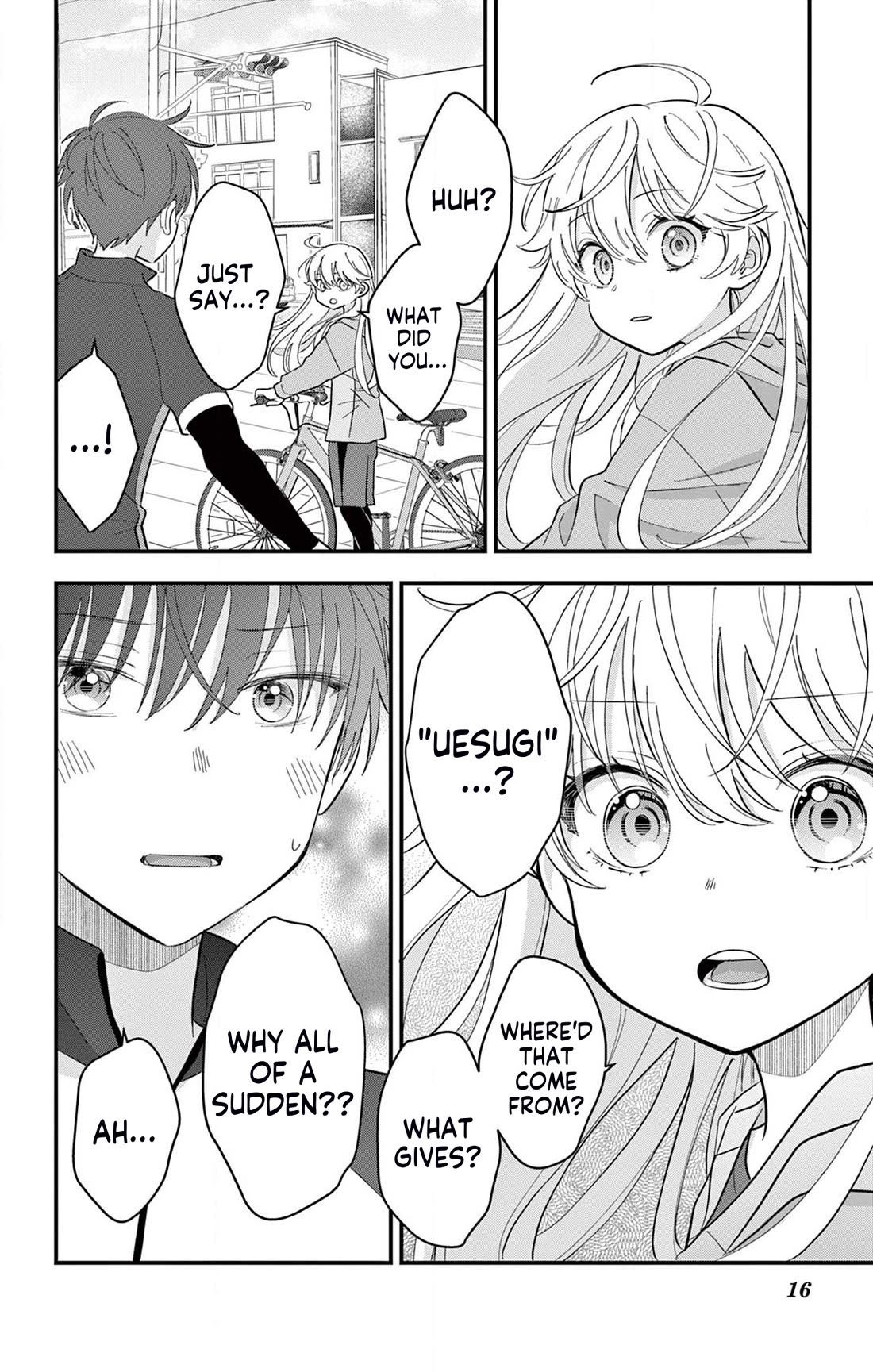 Uesugi-kun Wants to Quit Being a Girl Chapter 7 page 16 - Chapter 7
