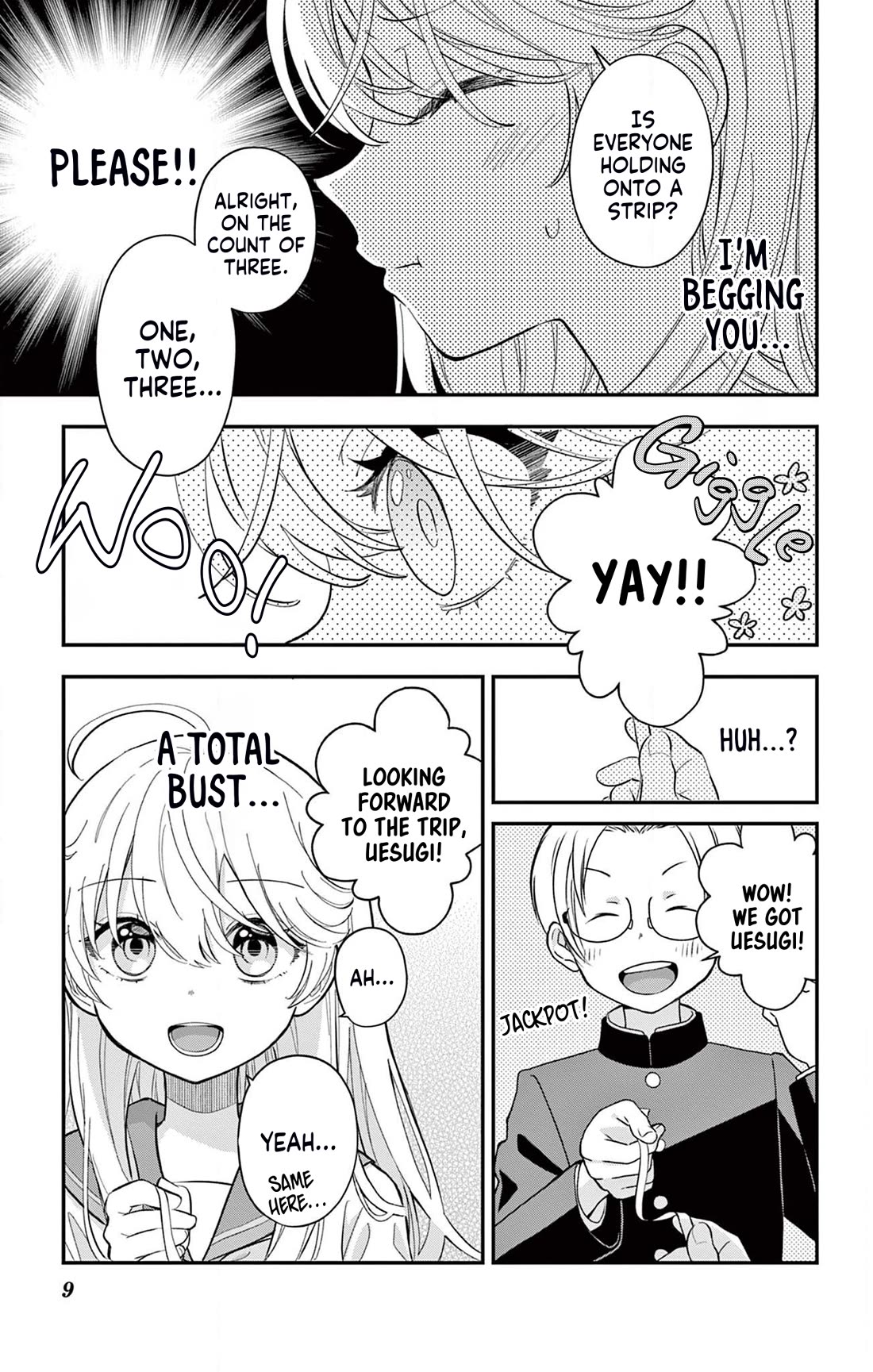 Uesugi-kun Wants to Quit Being a Girl Chapter 9 page 9 - Chapter 9