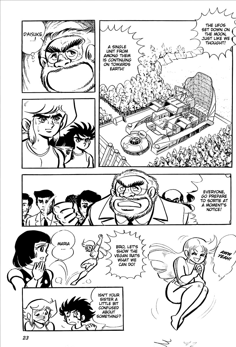 UFO Robo Grendizer (OUTA Gosaku) Chapter 10 page 25 - Chapter 10: The Vegan Army Comes to Earth