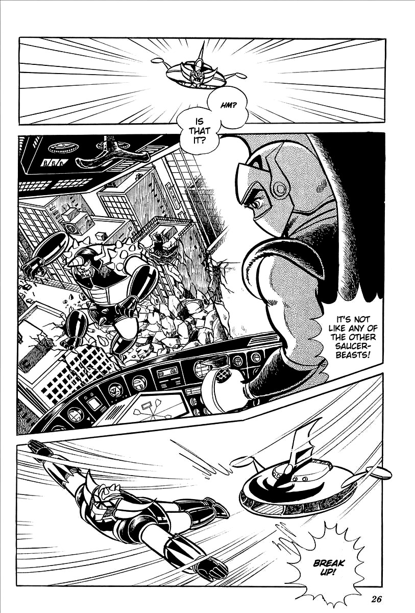 UFO Robo Grendizer (OUTA Gosaku) Chapter 10 page 28 - Chapter 10: The Vegan Army Comes to Earth