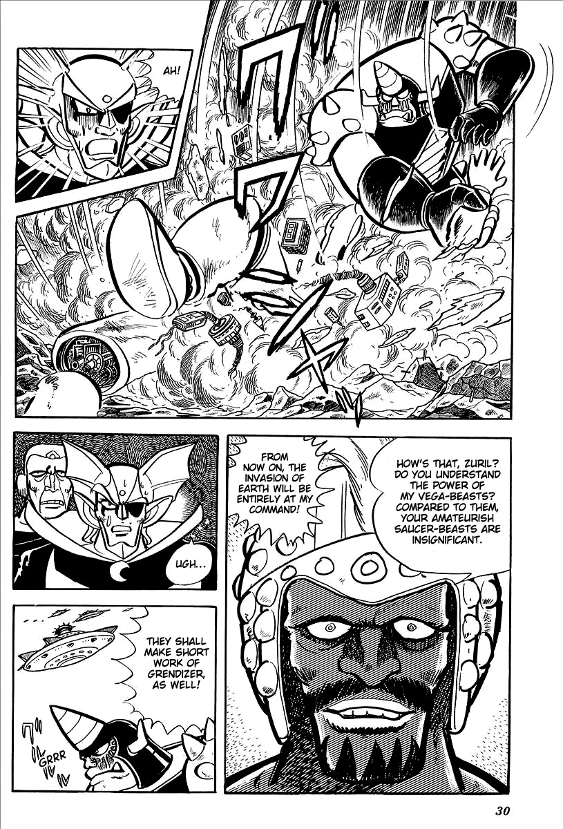 UFO Robo Grendizer (OUTA Gosaku) Chapter 10 page 32 - Chapter 10: The Vegan Army Comes to Earth