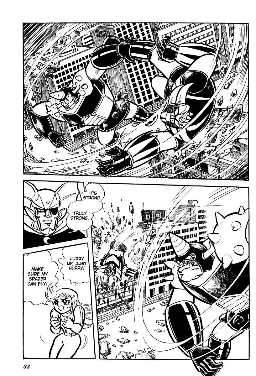 UFO Robo Grendizer (OUTA Gosaku) Chapter 10 page 35 - Chapter 10: The Vegan Army Comes to Earth