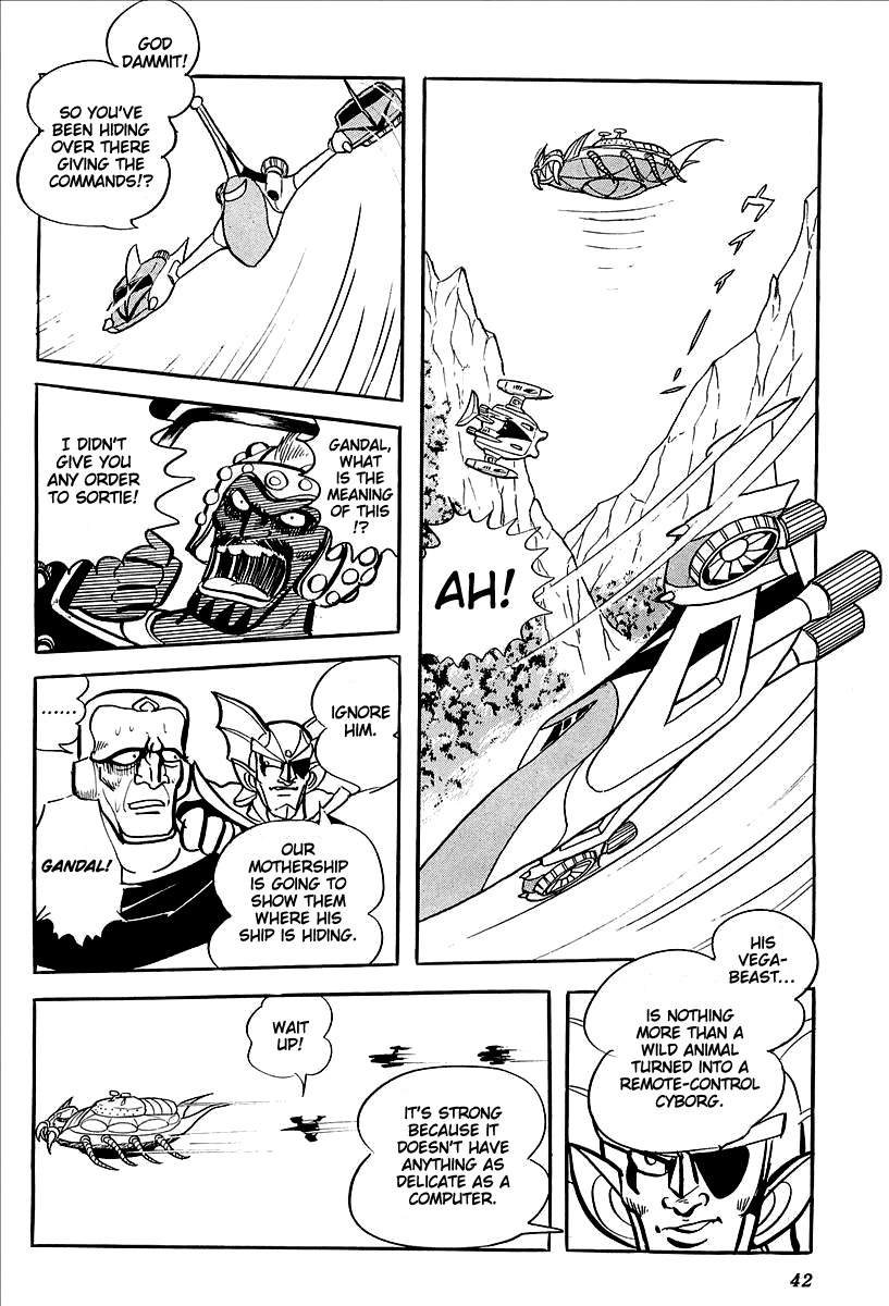 UFO Robo Grendizer (OUTA Gosaku) Chapter 10 page 44 - Chapter 10: The Vegan Army Comes to Earth