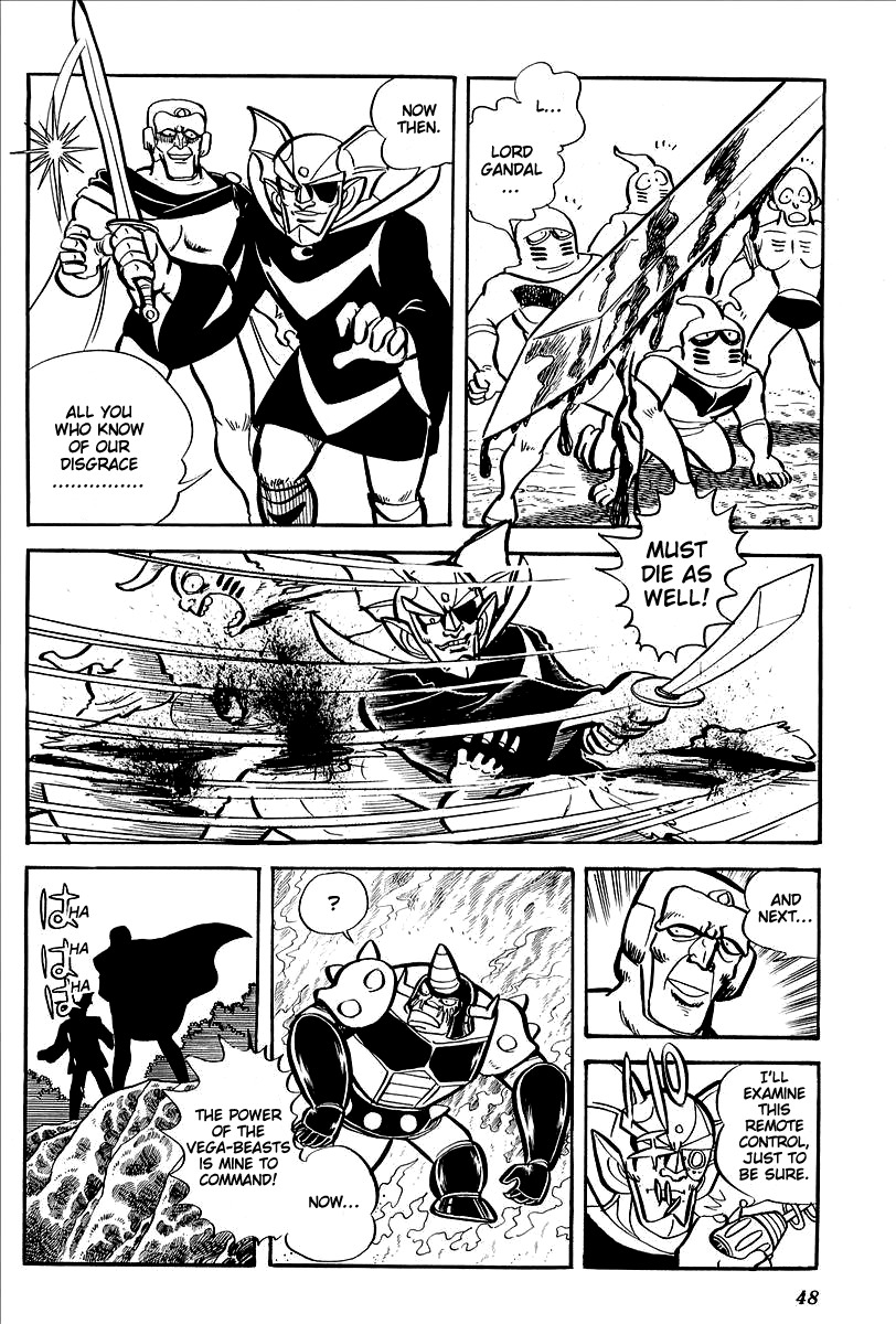 UFO Robo Grendizer (OUTA Gosaku) Chapter 10 page 50 - Chapter 10: The Vegan Army Comes to Earth