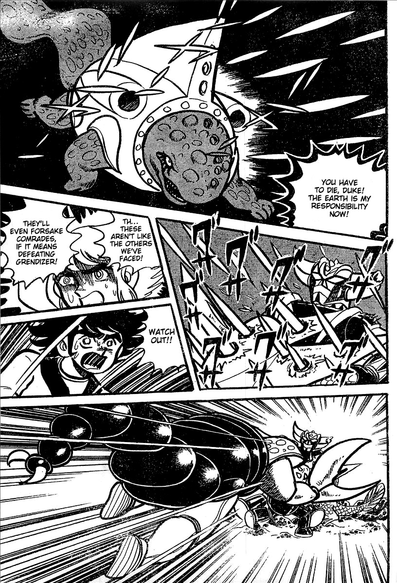 UFO Robo Grendizer (OUTA Gosaku) Chapter 11 page 103 - Chapter 11: The Mysterious Stone Statue Under the Sea