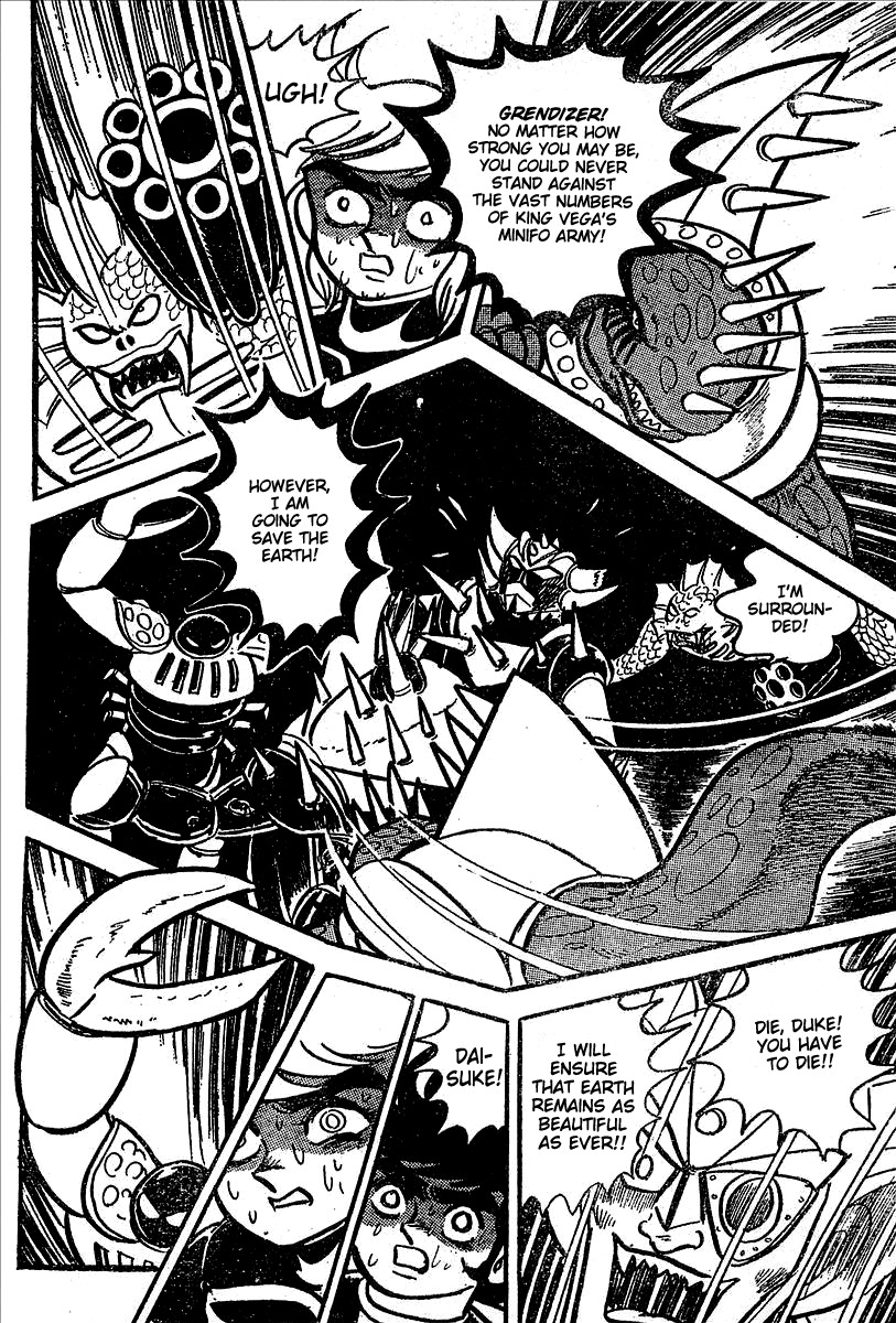 UFO Robo Grendizer (OUTA Gosaku) Chapter 11 page 106 - Chapter 11: The Mysterious Stone Statue Under the Sea