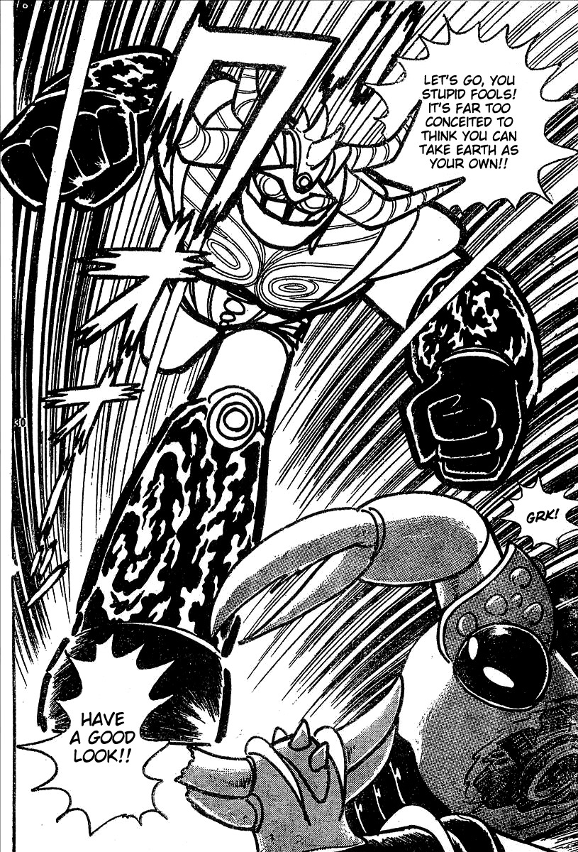 UFO Robo Grendizer (OUTA Gosaku) Chapter 11 page 110 - Chapter 11: The Mysterious Stone Statue Under the Sea