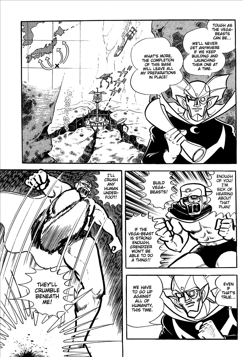UFO Robo Grendizer (OUTA Gosaku) Chapter 11 page 17 - Chapter 11: The Mysterious Stone Statue Under the Sea
