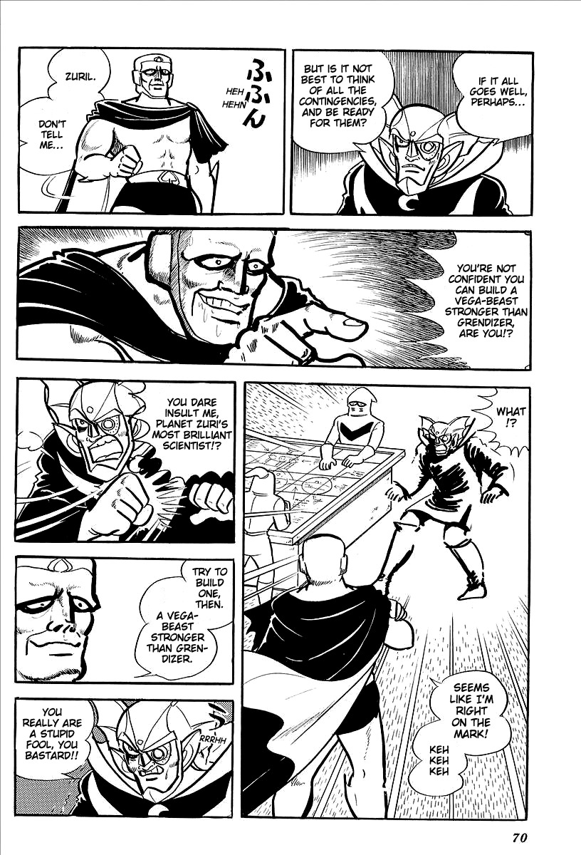 UFO Robo Grendizer (OUTA Gosaku) Chapter 11 page 18 - Chapter 11: The Mysterious Stone Statue Under the Sea