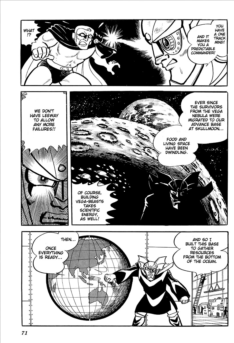 UFO Robo Grendizer (OUTA Gosaku) Chapter 11 page 19 - Chapter 11: The Mysterious Stone Statue Under the Sea