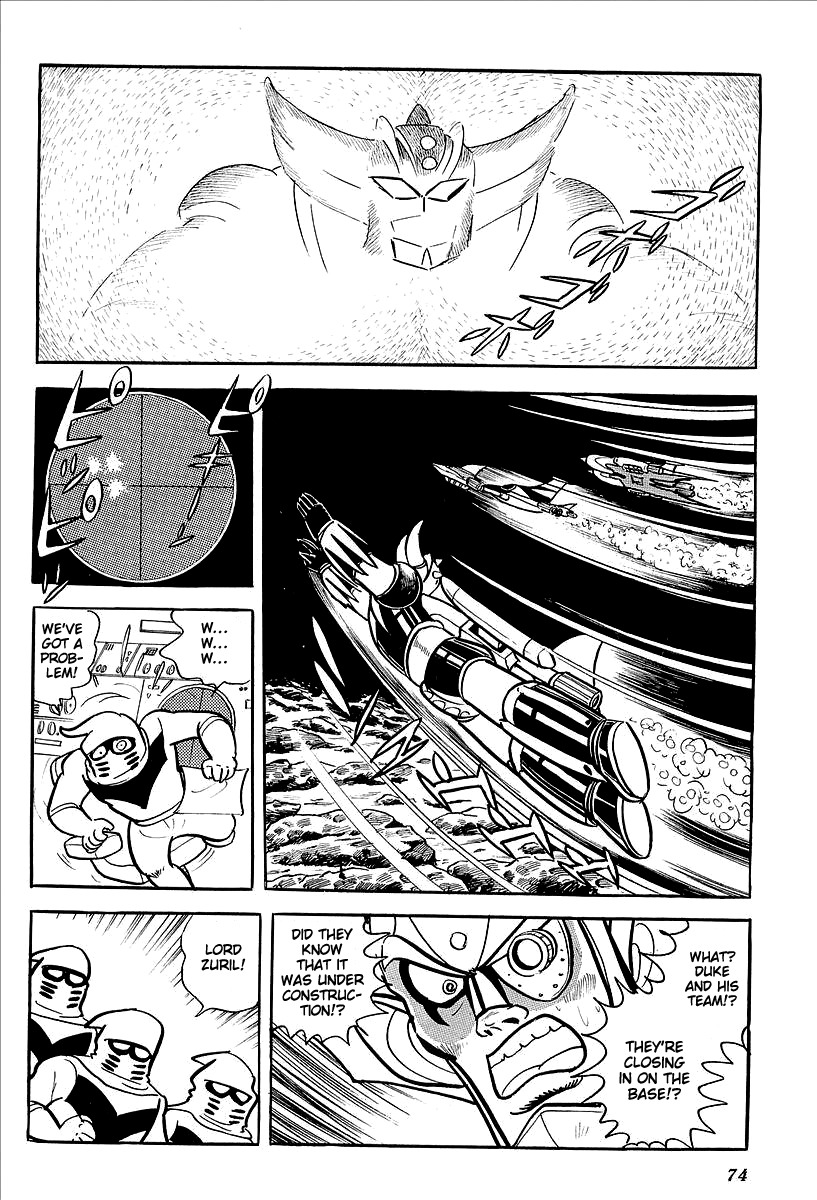 UFO Robo Grendizer (OUTA Gosaku) Chapter 11 page 22 - Chapter 11: The Mysterious Stone Statue Under the Sea