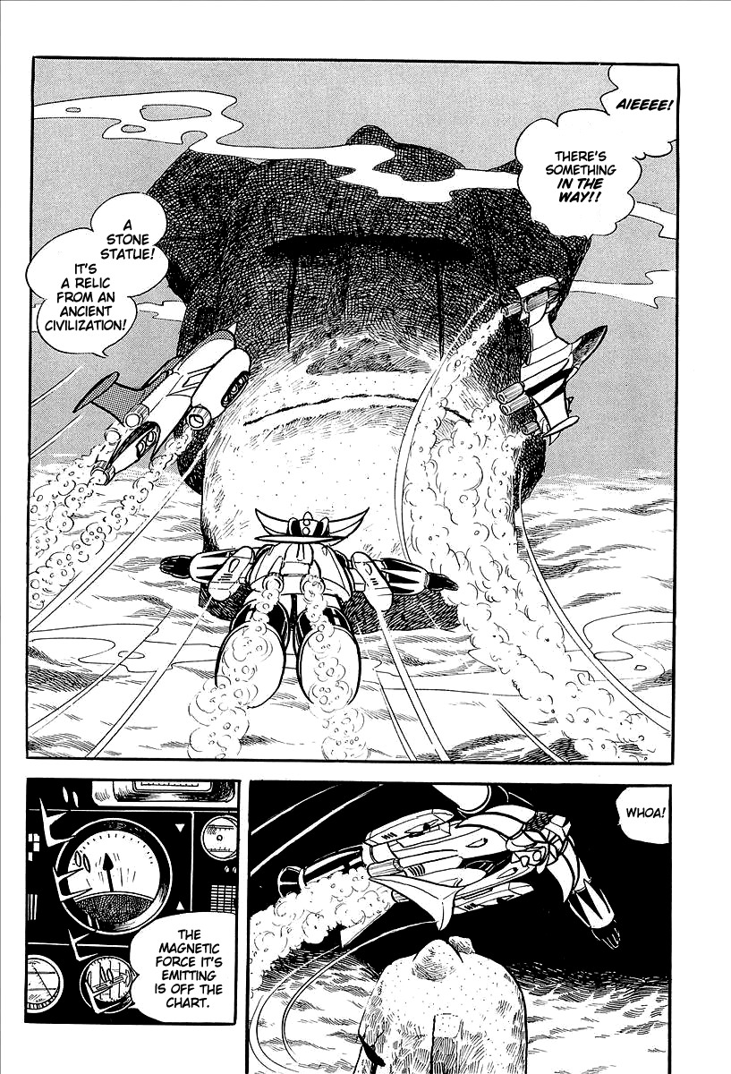 UFO Robo Grendizer (OUTA Gosaku) Chapter 11 page 26 - Chapter 11: The Mysterious Stone Statue Under the Sea