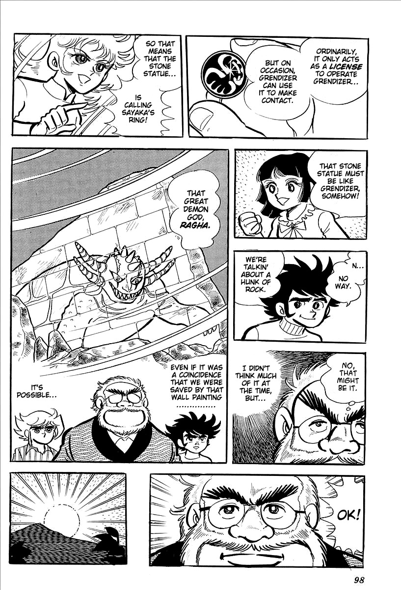 UFO Robo Grendizer (OUTA Gosaku) Chapter 11 page 46 - Chapter 11: The Mysterious Stone Statue Under the Sea