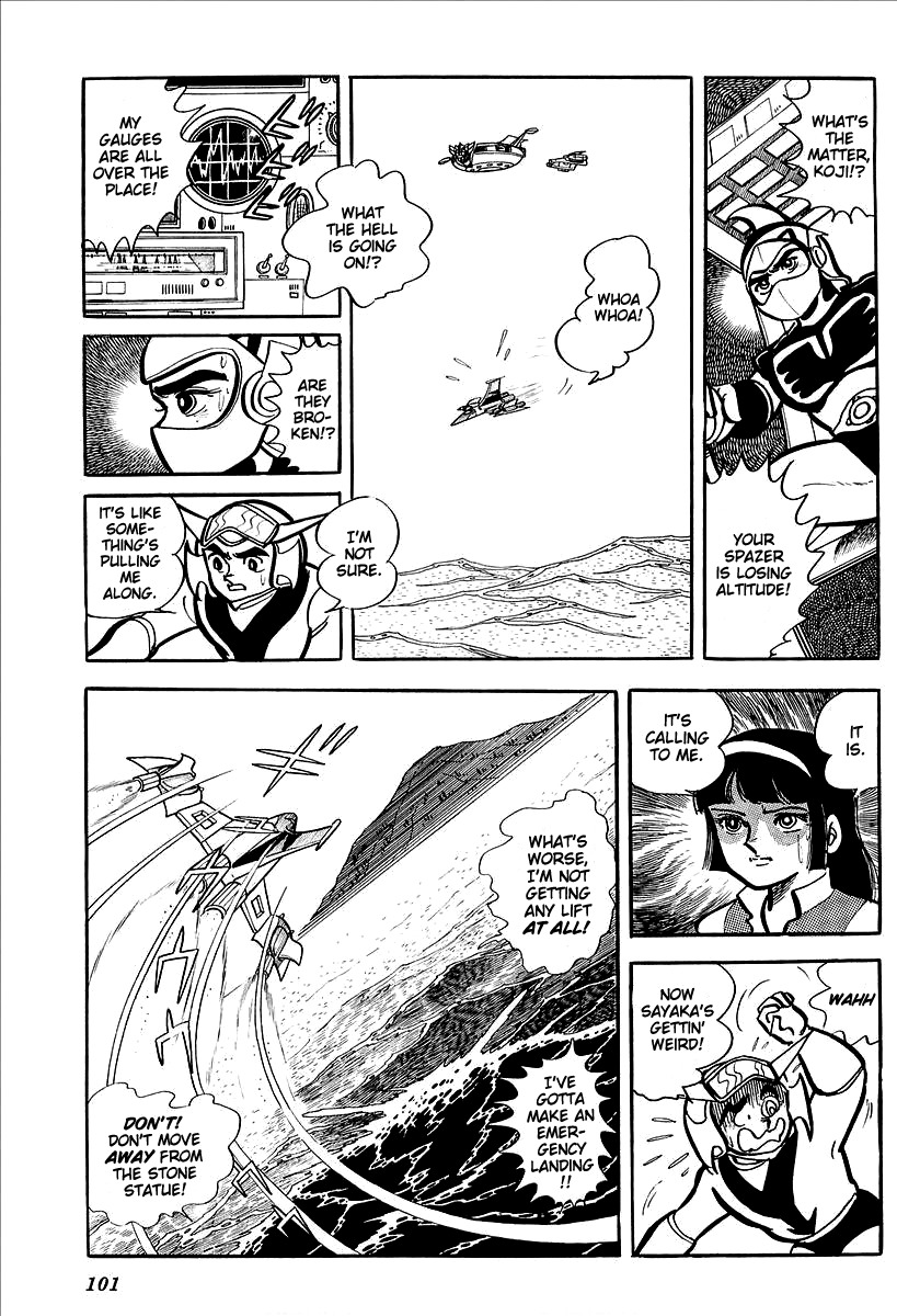 UFO Robo Grendizer (OUTA Gosaku) Chapter 11 page 49 - Chapter 11: The Mysterious Stone Statue Under the Sea