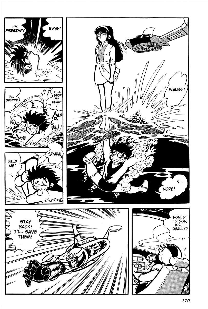 UFO Robo Grendizer (OUTA Gosaku) Chapter 11 page 57 - Chapter 11: The Mysterious Stone Statue Under the Sea