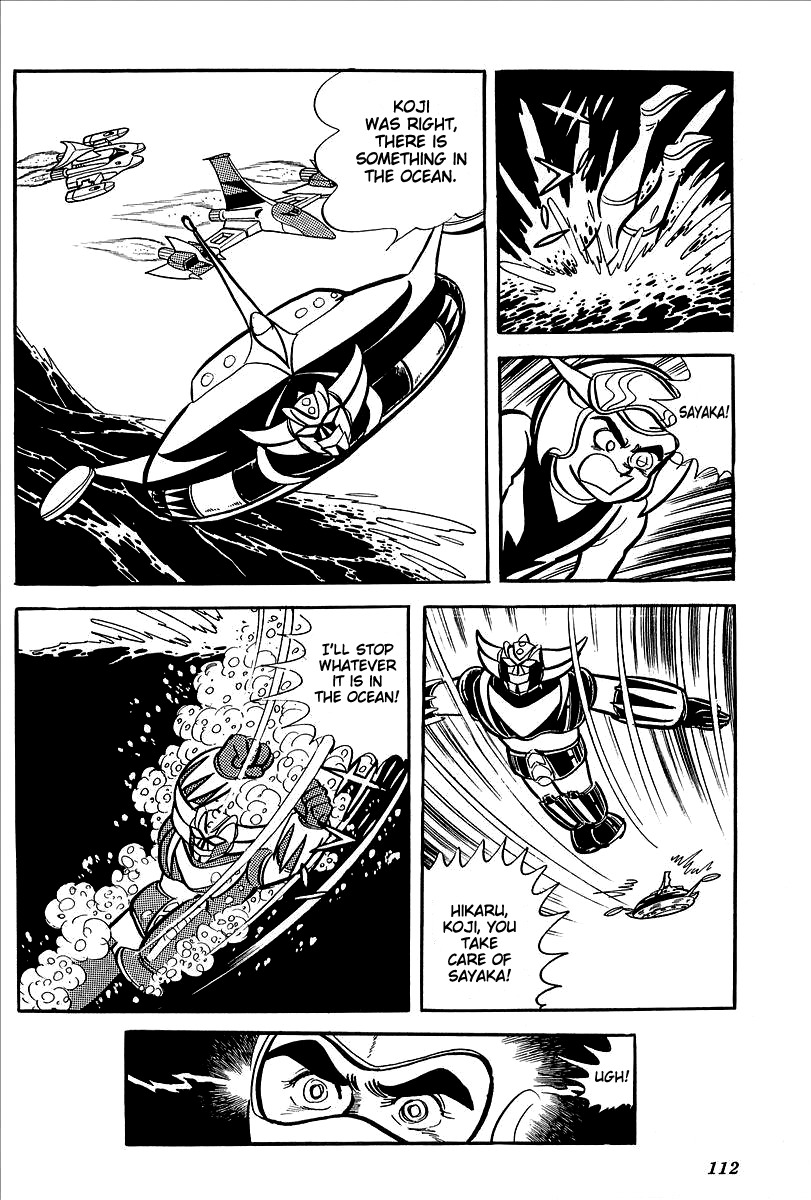 UFO Robo Grendizer (OUTA Gosaku) Chapter 11 page 59 - Chapter 11: The Mysterious Stone Statue Under the Sea