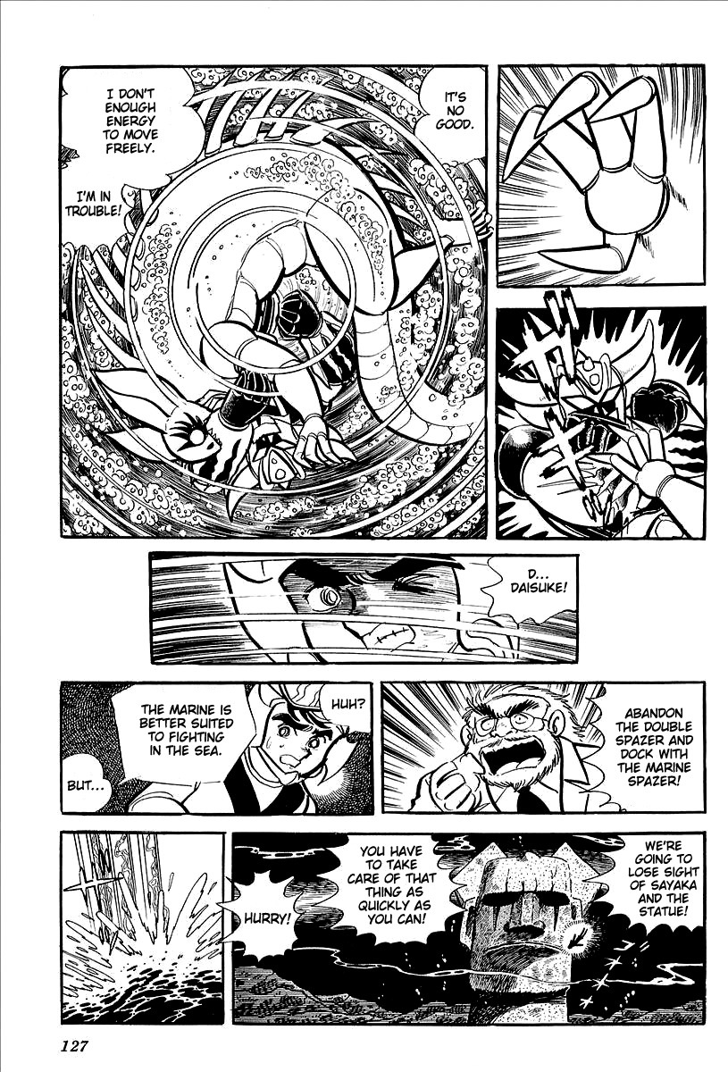 UFO Robo Grendizer (OUTA Gosaku) Chapter 11 page 74 - Chapter 11: The Mysterious Stone Statue Under the Sea