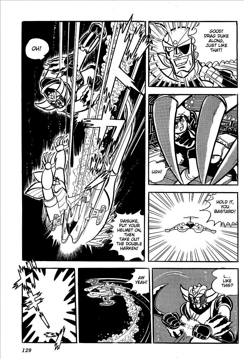 UFO Robo Grendizer (OUTA Gosaku) Chapter 11 page 76 - Chapter 11: The Mysterious Stone Statue Under the Sea