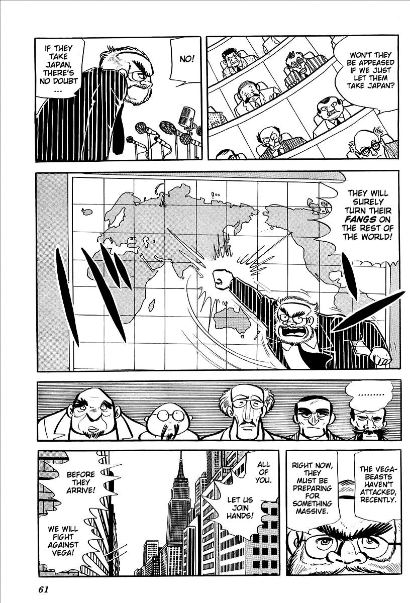 UFO Robo Grendizer (OUTA Gosaku) Chapter 11 page 9 - Chapter 11: The Mysterious Stone Statue Under the Sea