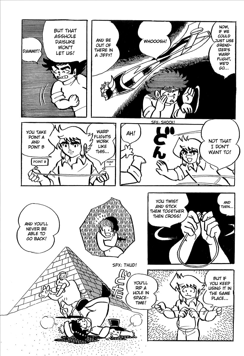 UFO Robo Grendizer (OUTA Gosaku) Chapter 5 page 7 - Chapter 5: The Mysterious Mycenaen Underground Empire