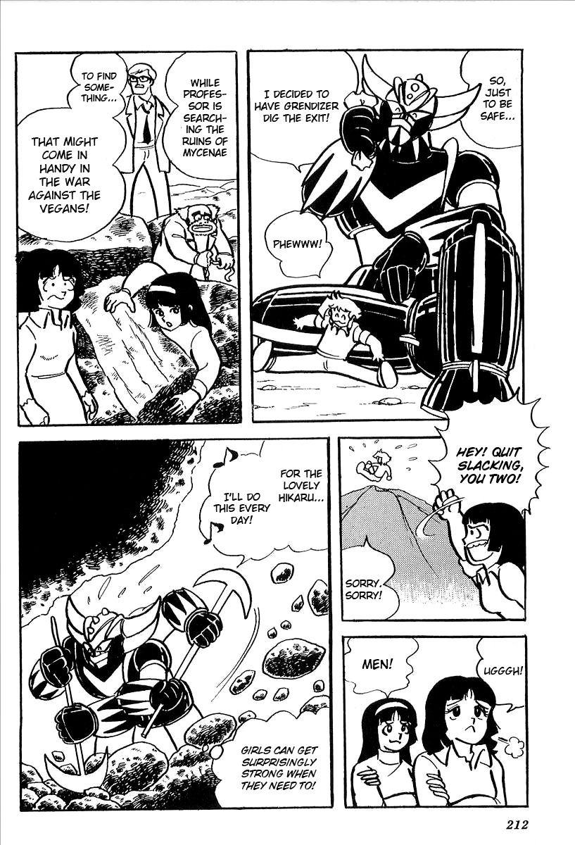 UFO Robo Grendizer (OUTA Gosaku) Chapter 5 page 8 - Chapter 5: The Mysterious Mycenaen Underground Empire