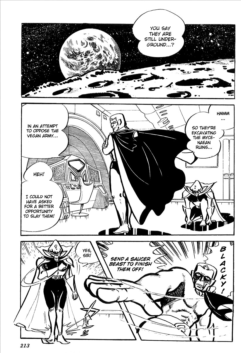 UFO Robo Grendizer (OUTA Gosaku) Chapter 5 page 9 - Chapter 5: The Mysterious Mycenaen Underground Empire