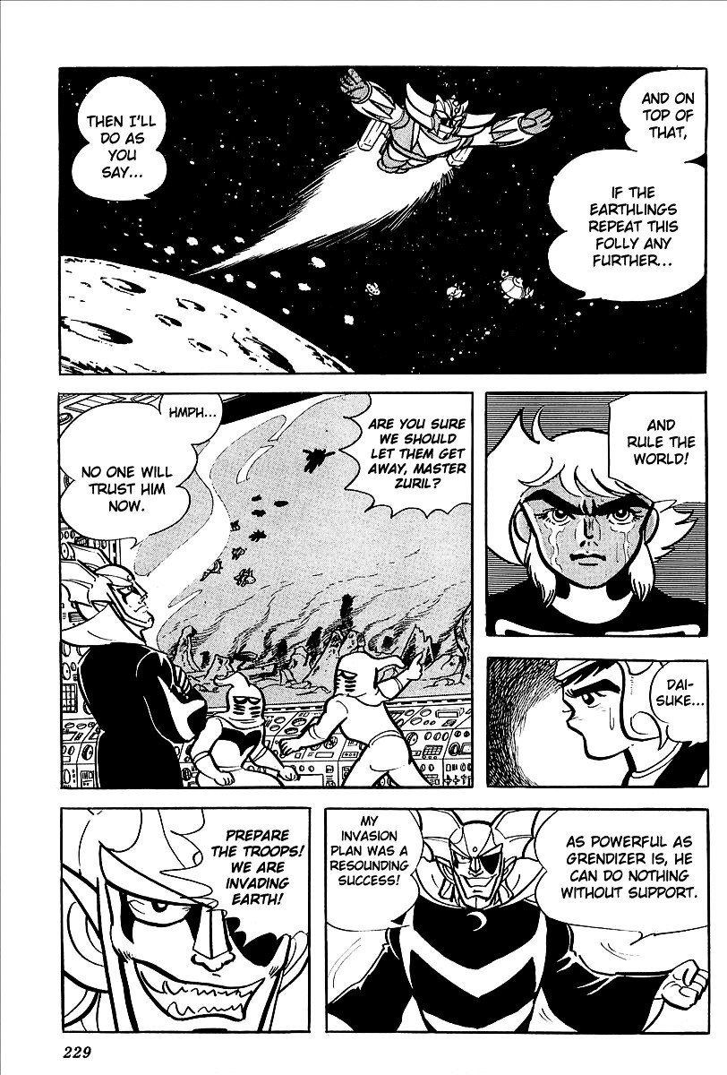 UFO Robo Grendizer (OUTA Gosaku) Chapter 8 page 73 - Chapter 8: Zuril's Earth Invasion Plan