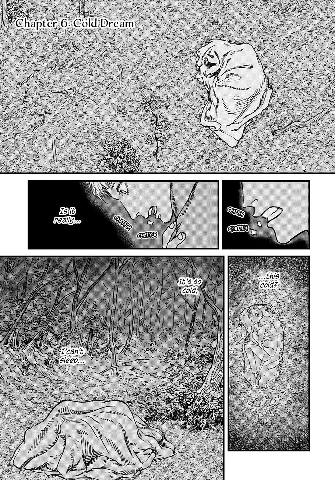 Uichi Island Chapter 6 page 1 - Chapter 6: Cold Dream