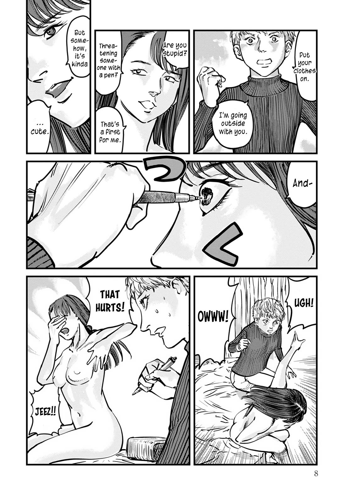 Uichi Island Chapter 8 page 7 - Chapter 8: The Clinic Standoff