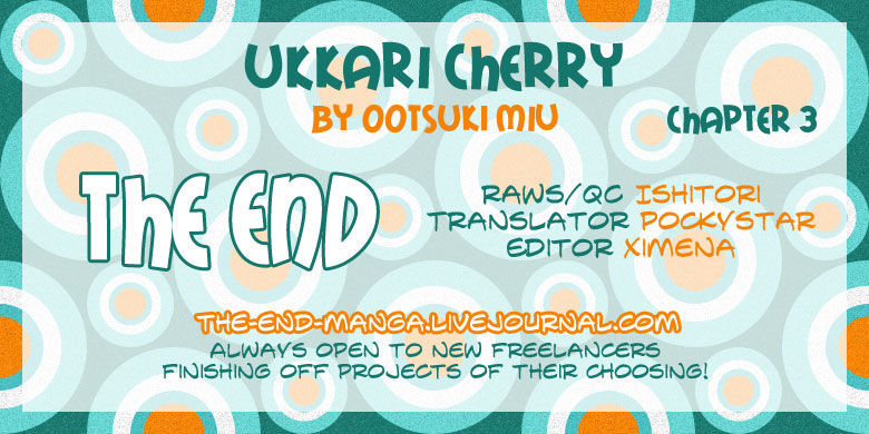 Ukkari Cherry Chapter 3 page 1 - Chapter 3 : Alcohol Trap