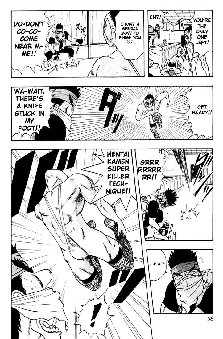 Ultimate!! Hentai Kamen Chapter 1 page 38 - Chapter 1 : Birth of Hentai Kamen!!
