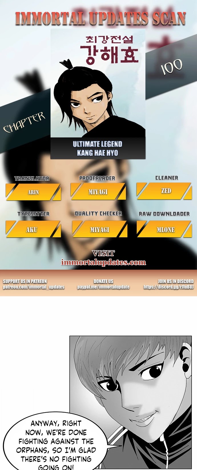 Ultimate Legend: Kang Hae Hyo Chapter 100 page 1 - Chapter 100