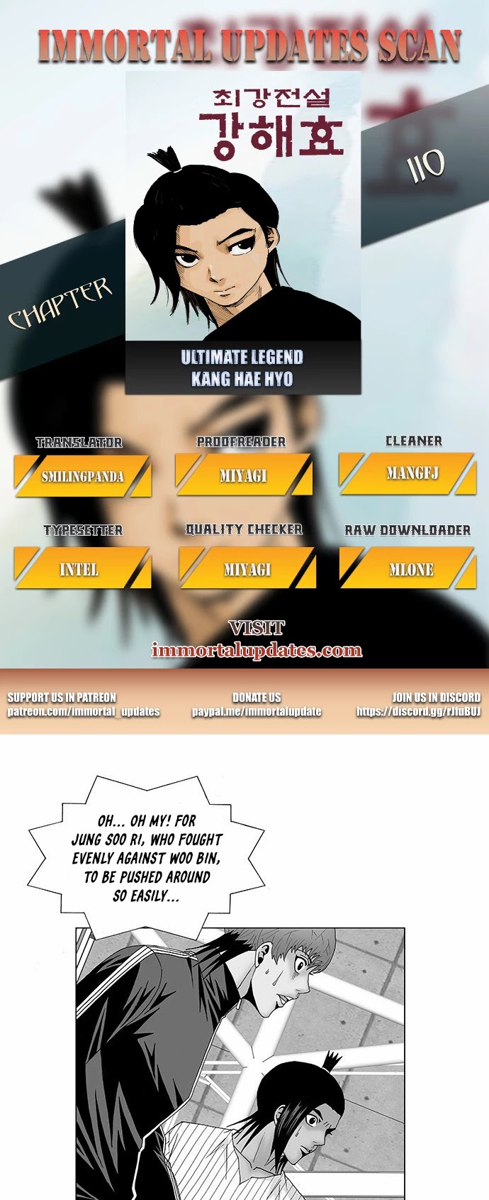 Ultimate Legend: Kang Hae Hyo Chapter 110 page 1 - Chapter 110