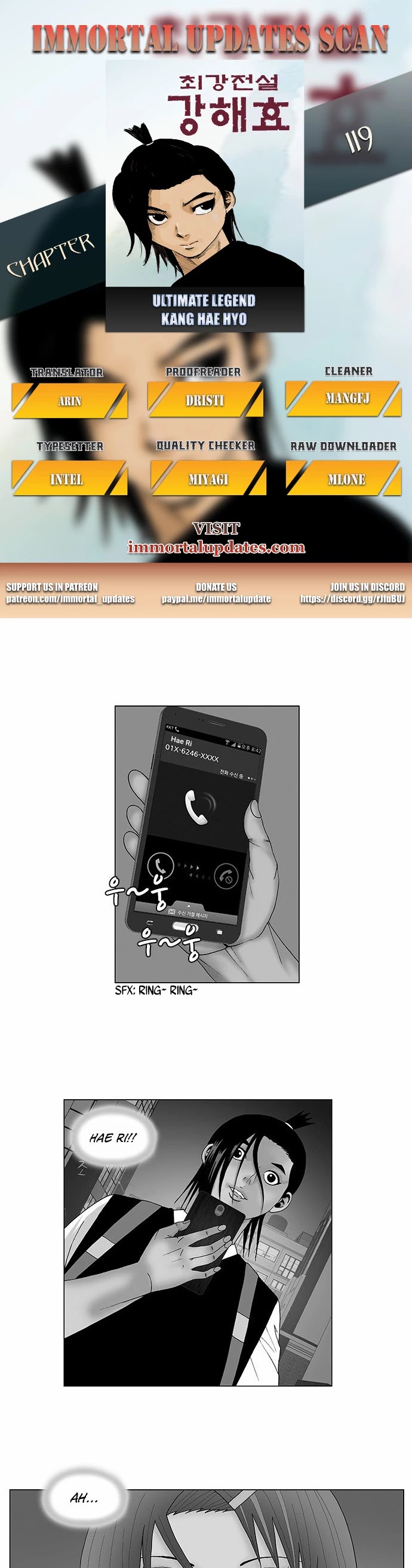 Ultimate Legend: Kang Hae Hyo Chapter 119 page 1 - Chapter 119