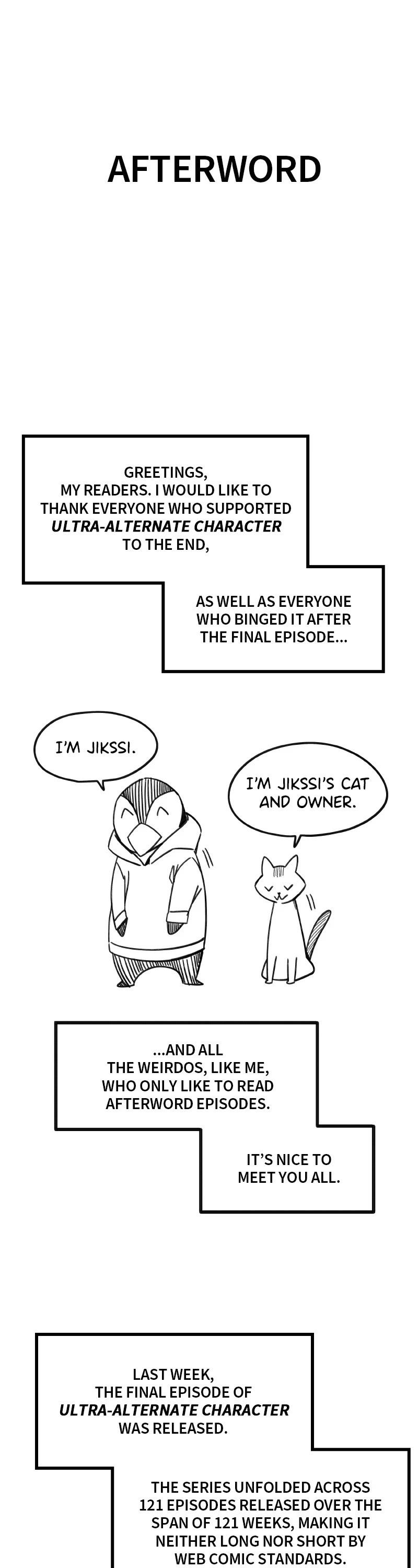 Ultra Alter Chapter 122 page 1 - Chapter 122: Afterword [END]