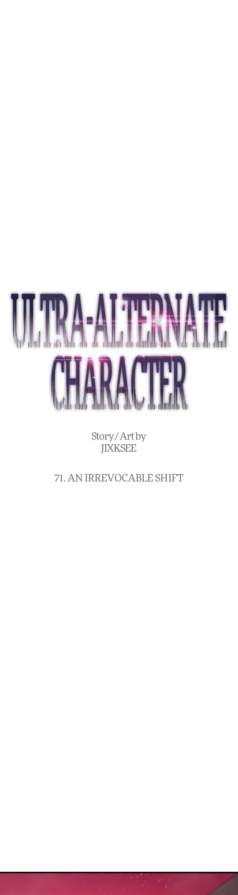 Ultra Alter Chapter 71 page 7 - Chapter 71: Ep. 71 - An Irrevocable Shift